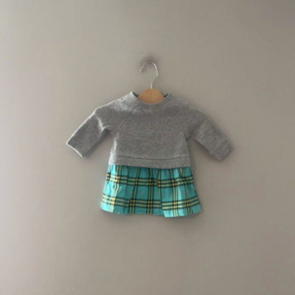 ADD ON FOR‎ $41 Burberry Children twofer plaid Dress 6M H&M Jamie Kay Zara